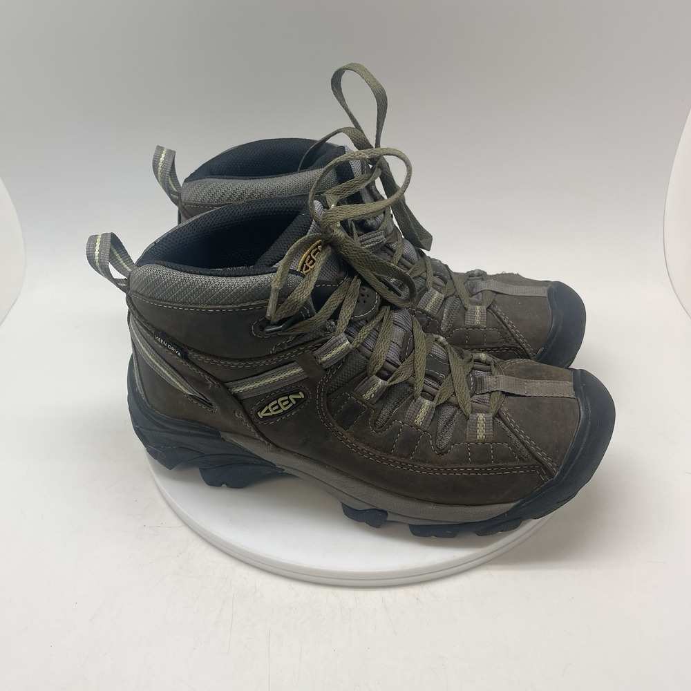 Keen Boots Womens 9.5 Targhee II Mid 1014997 Waterproof Hiking Trail Brown Shoes